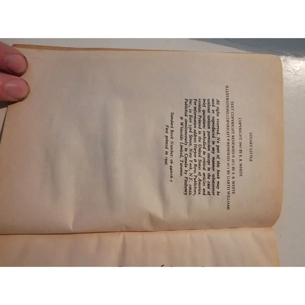 Stuart Little By E.B. White (1973, Paperback) Vintage Dell Yearling Edition